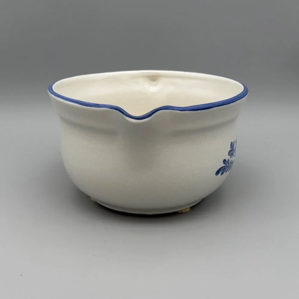 Pfaltzgraff Yorktowne Pattern #464 Handled Batter Bowl 2 1/2 Qt Stoneware USA - Picture 4 of 9